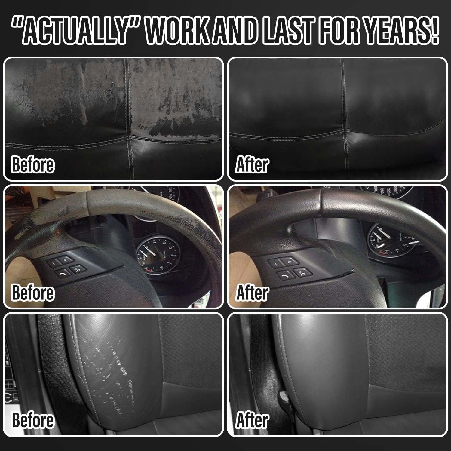 Kit de Reparación de Cuero Negro MCTRHG para Automóviles