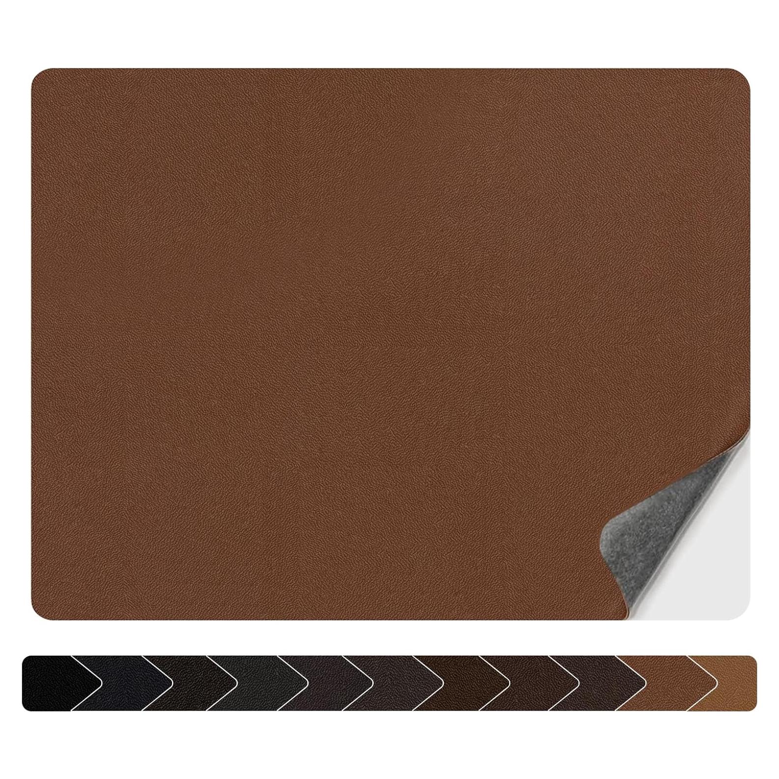 Numola Leather Repair Patch 8×11 inch Self-Adhesive Leather Repair Tape, Scratch/Holes Vinyl Repair Kit for Couch, Car Seat, Sofas, DIY Furniture Upholstery, Chair, Jackets, First-aid (Light Brown)