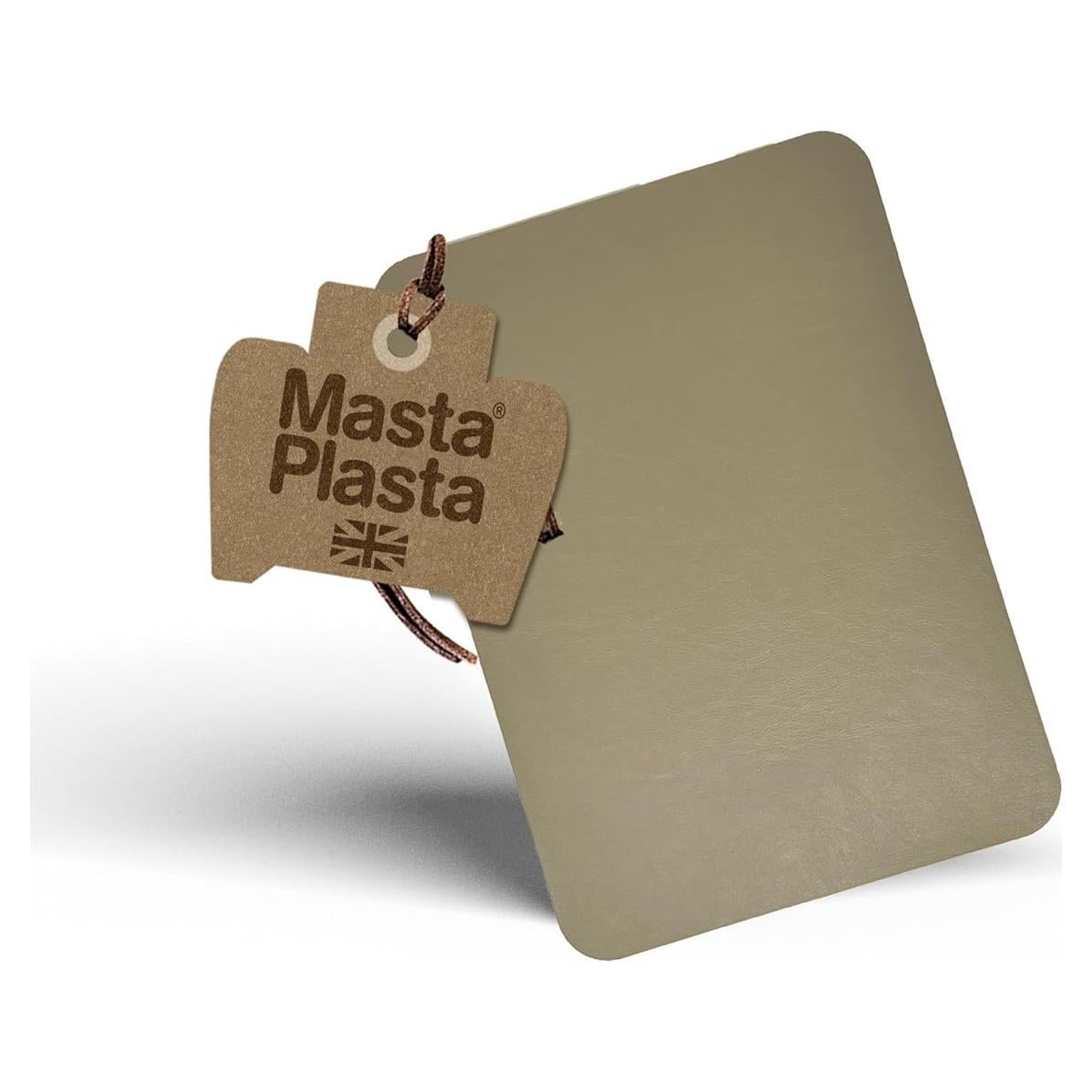 MastaPlasta Original Self-Adhesive Leather Repair Patch - Beige 11" x 8" (28 x 20 cm), Instant Upholstery-Quality Scratch & Tear Repair for Sofas, Car Interiors, Bags, Vinyl & More