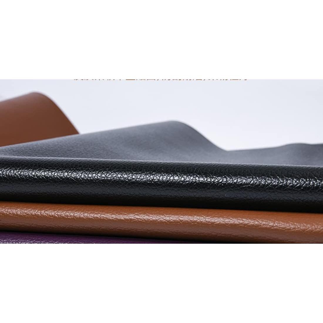 9 Piezas Parches de Reparación Autoadhesivos Cuero Marrón