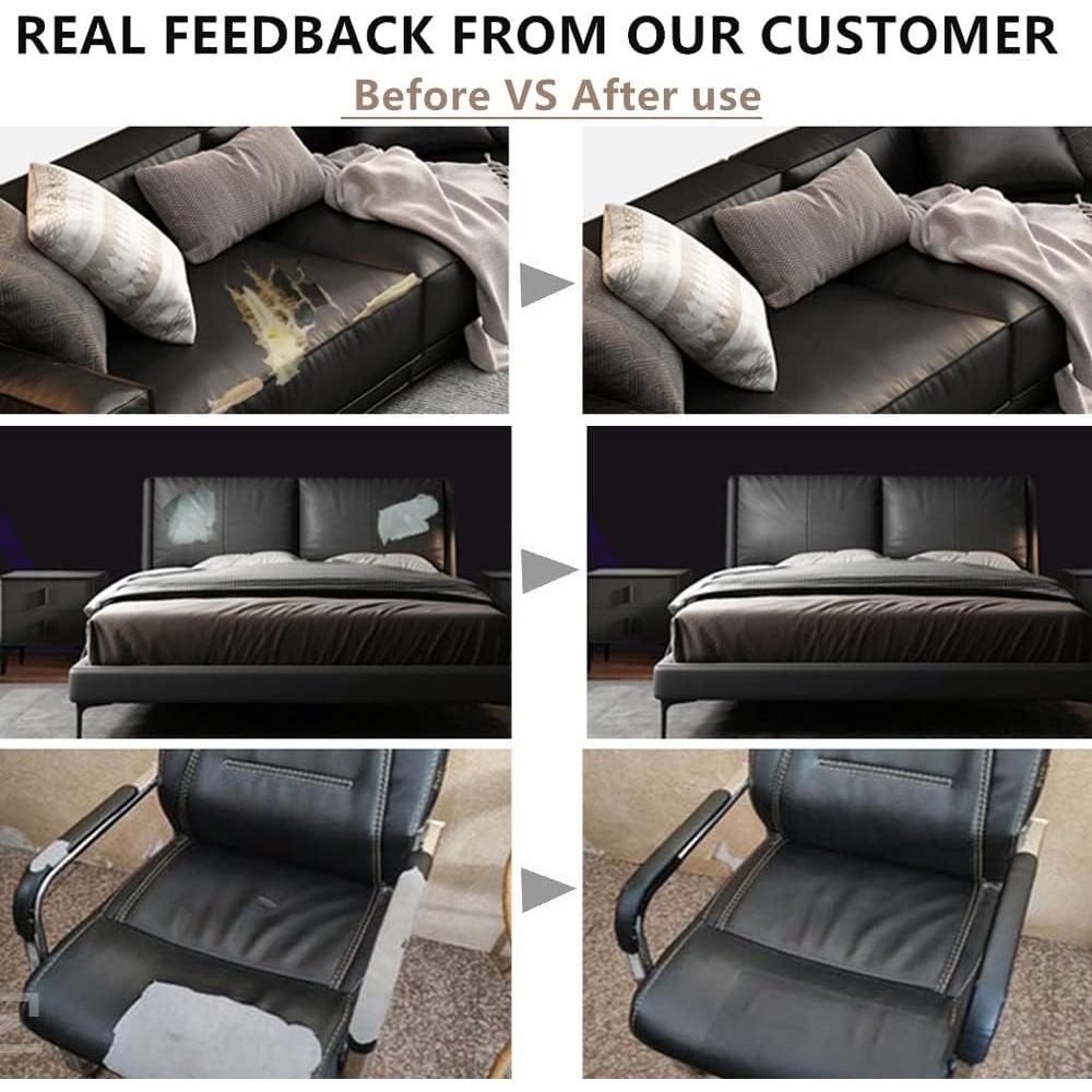 Cinta de Reparación de Cuero YAFLC 21x28 cm Autoadhesiva