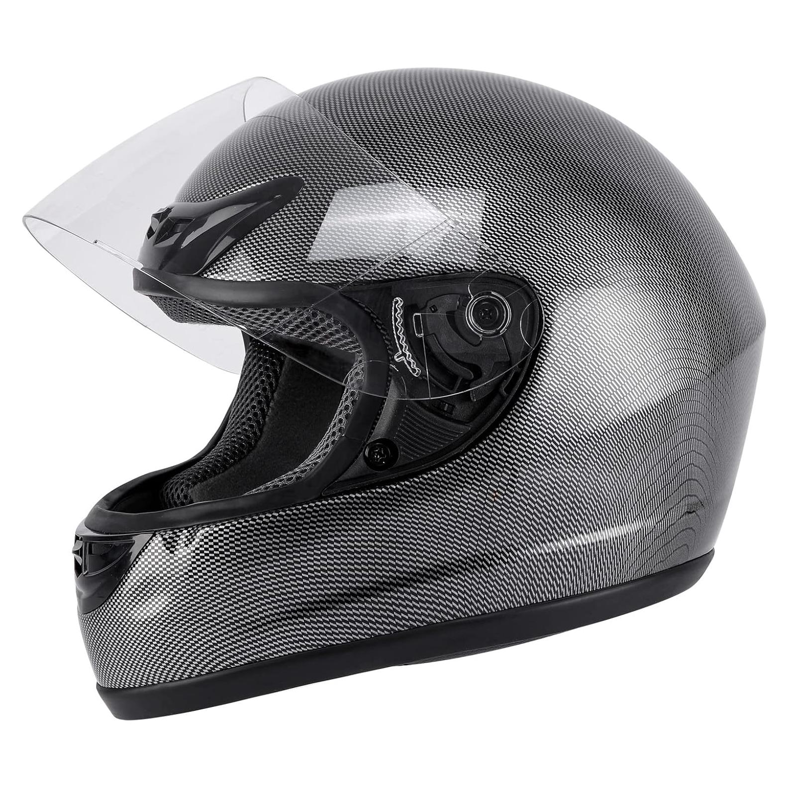 Casco TCMT Carbono X-Large Certificado DOT para Motocicleta