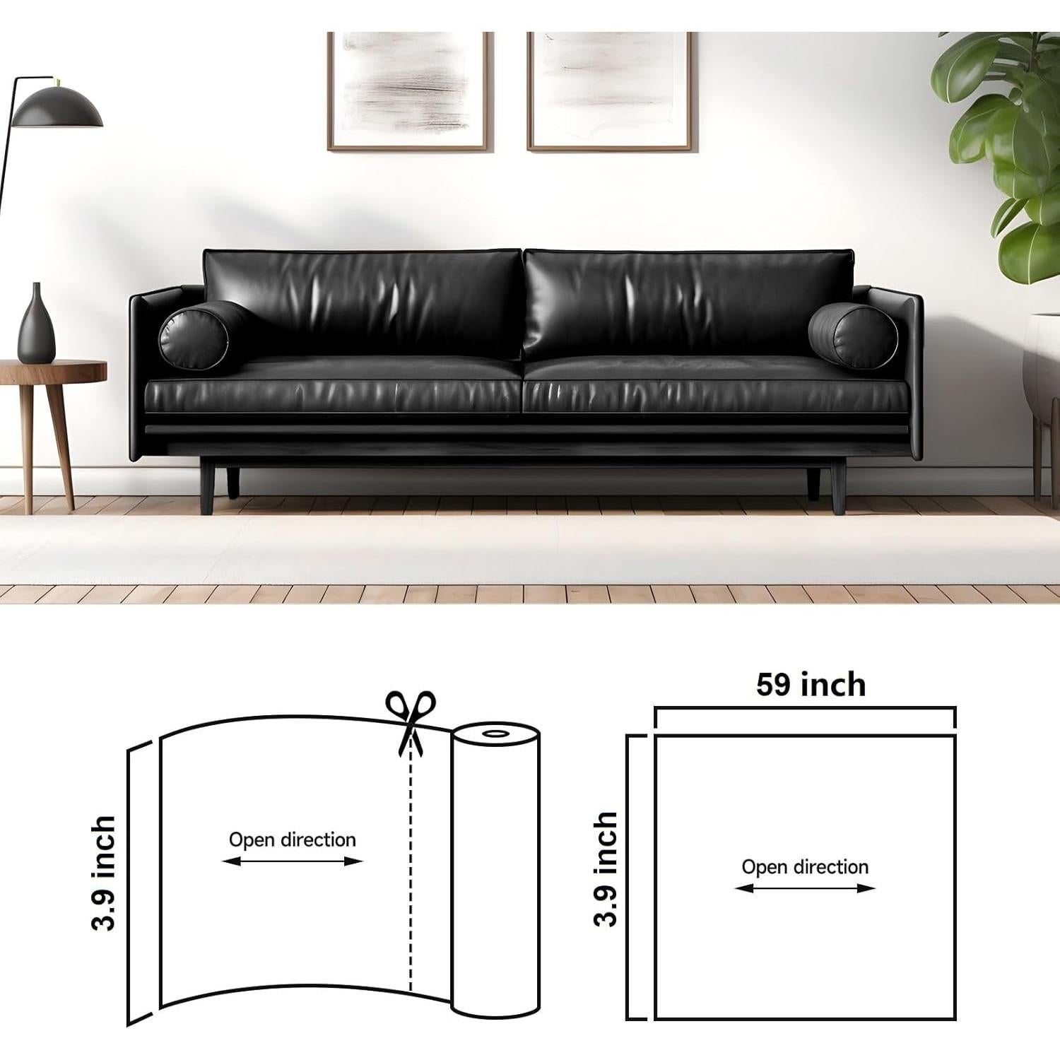 Cinta de Reparación de Cuero Zibropus 9.9x150 cm Autoadhesiva