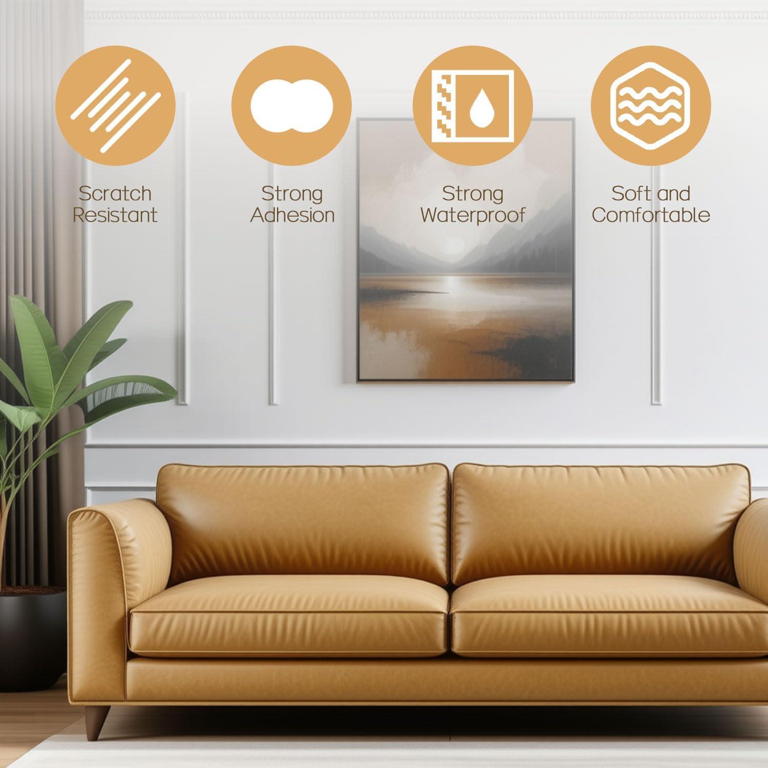 Parche de Reparación de Cuero DSEmpyrion 30x300 cm Caqui