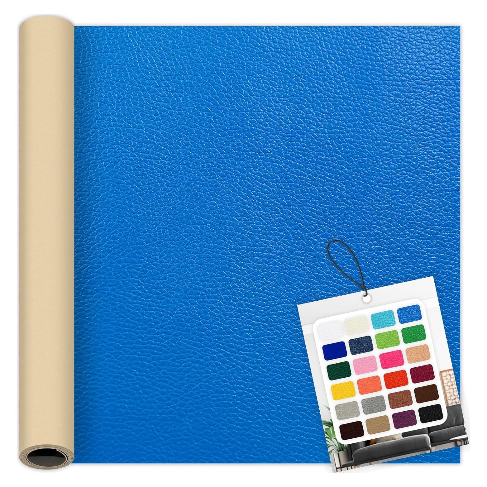 Parche de Reparación de Cuero Quninet 99.8x49.8cm Azul Oscuro