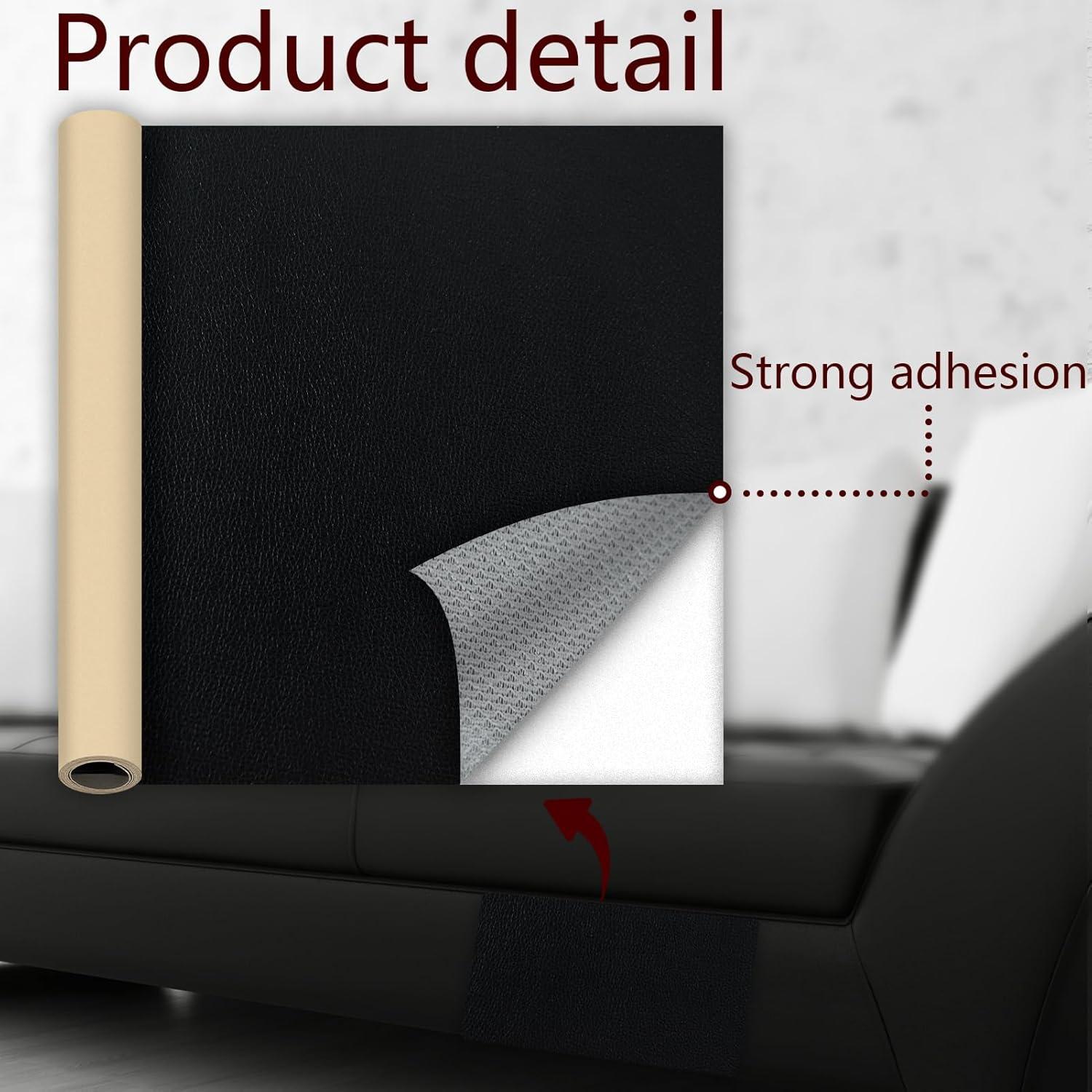 Parche de Reparación de Cuero Quninet 99.8x49.8cm Azul Oscuro