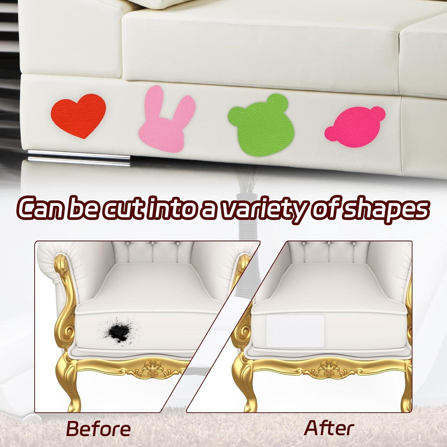 Parche de Reparación de Cuero Quninet 99.8x49.8cm Azul Oscuro