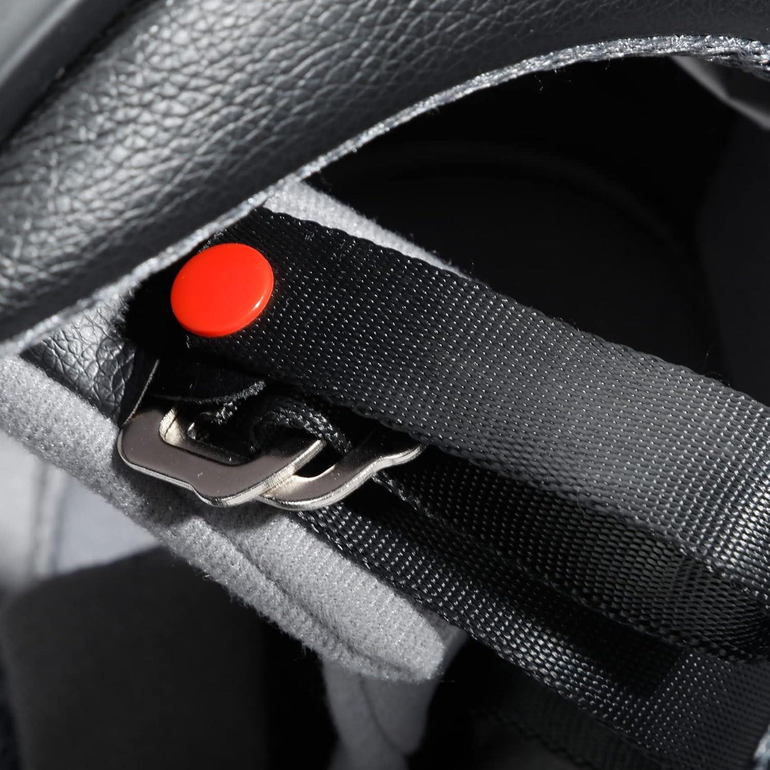 Casco Integral TCMT Mediano Mariposa Negra Motociclismo