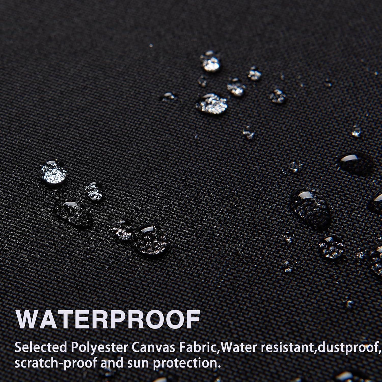 Parche de reparación Gheeidau 27.94x22.86 cm 3 piezas negro