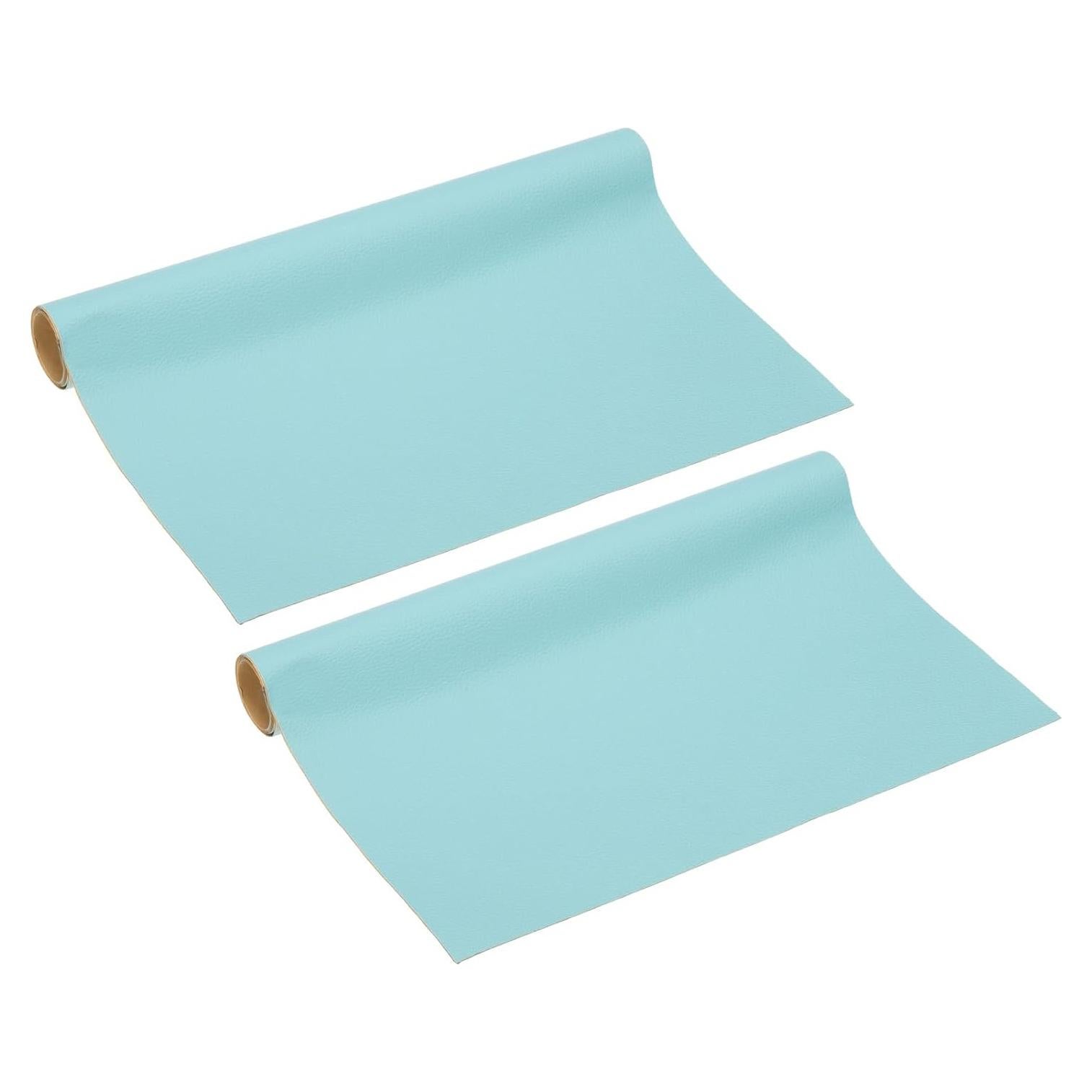 Parche de Reparación de Cuero PATIKIL 2 Piezas 25x60 cm Azul