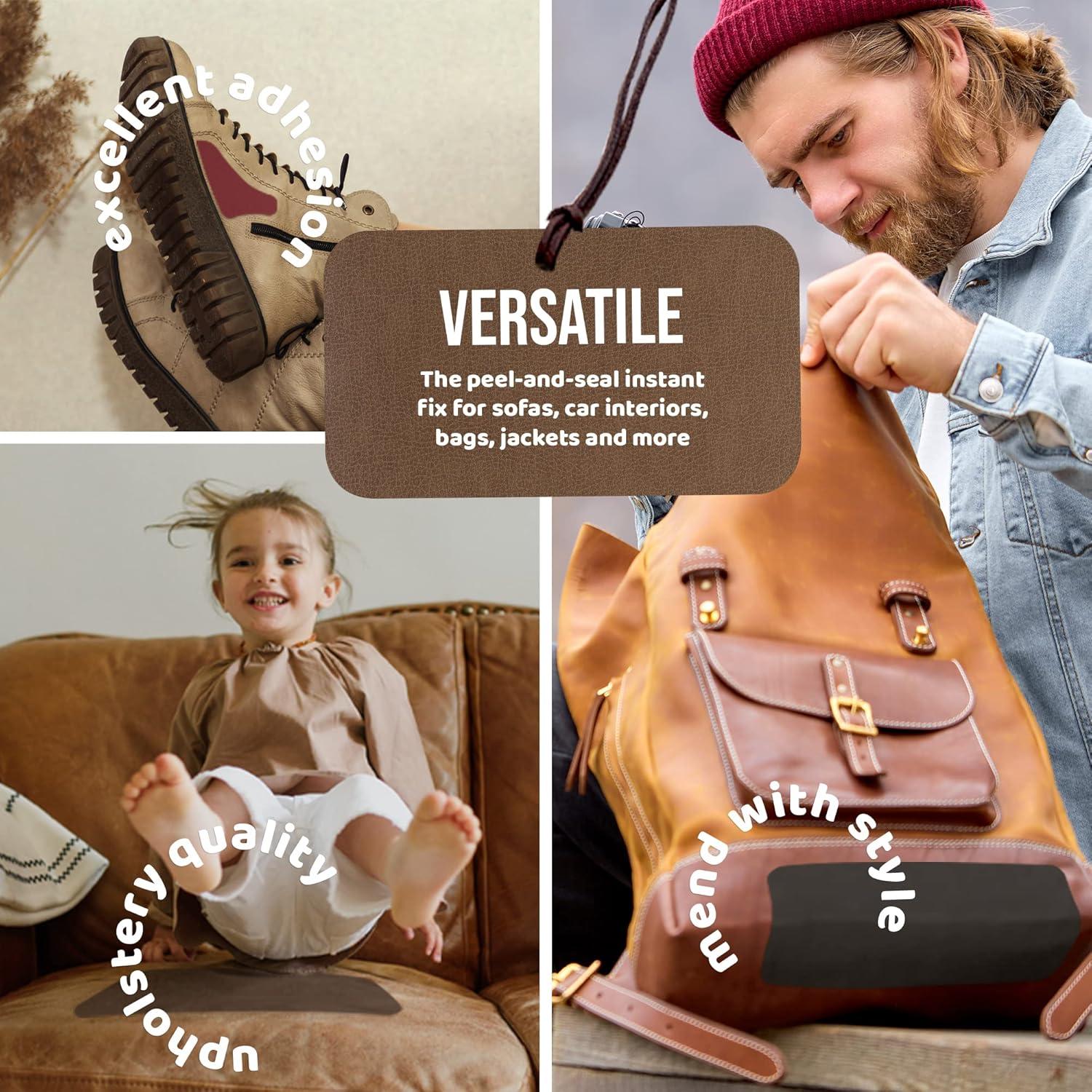 Cinta de Reparación de Cuero MASTAPLASTA 150x10cm Marrón Medio