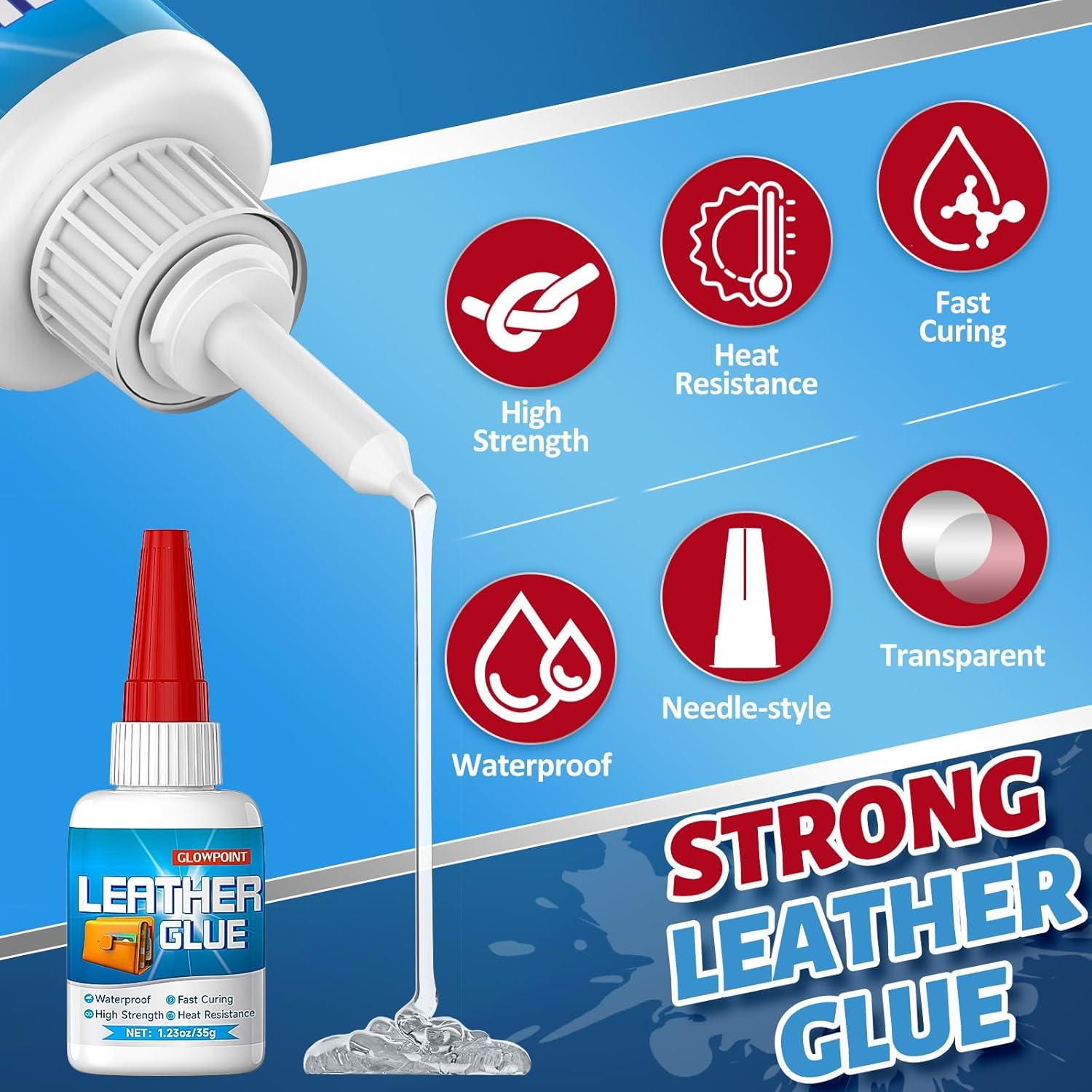 Pegamento para Cuero GLOWPOINT 35g Adhesivo Impermeable