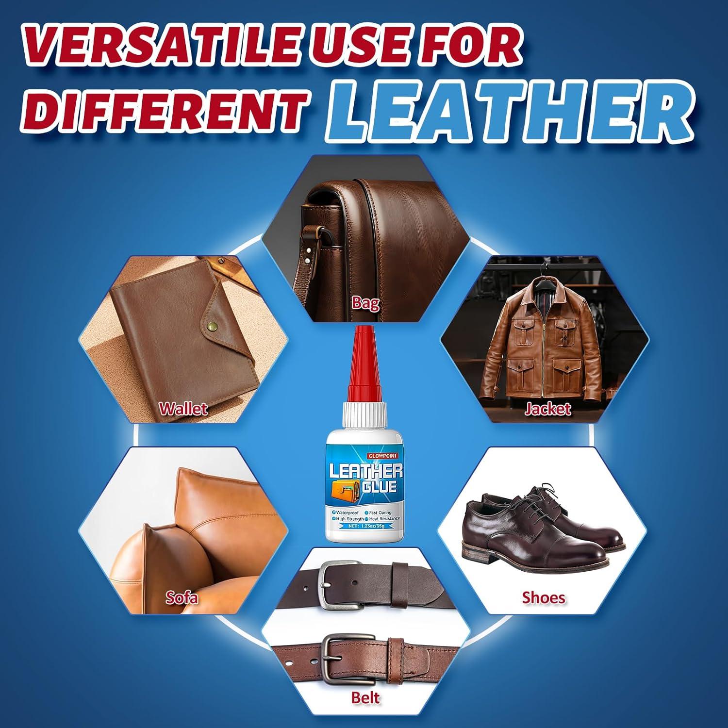 Pegamento para Cuero GLOWPOINT 35g Adhesivo Impermeable