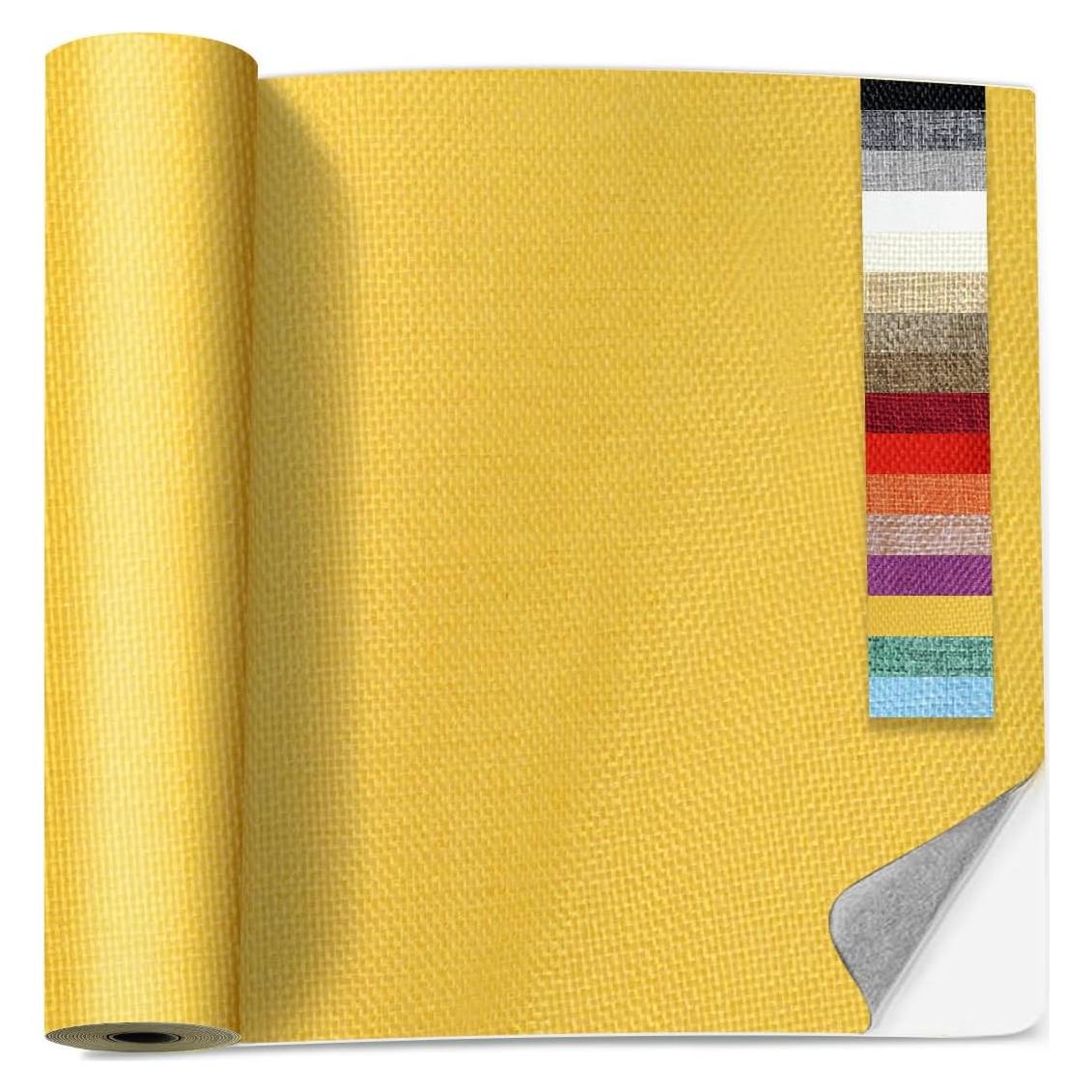 Parche de Tela Autoadhesivo SiiRo 33x102 cm Amarillo