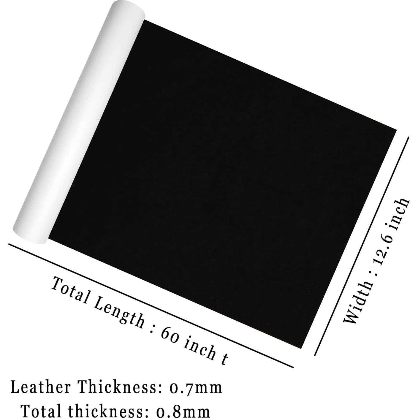 Parche de Reparación de Cuero Cindy's Tape Negro 150 x 32 cm