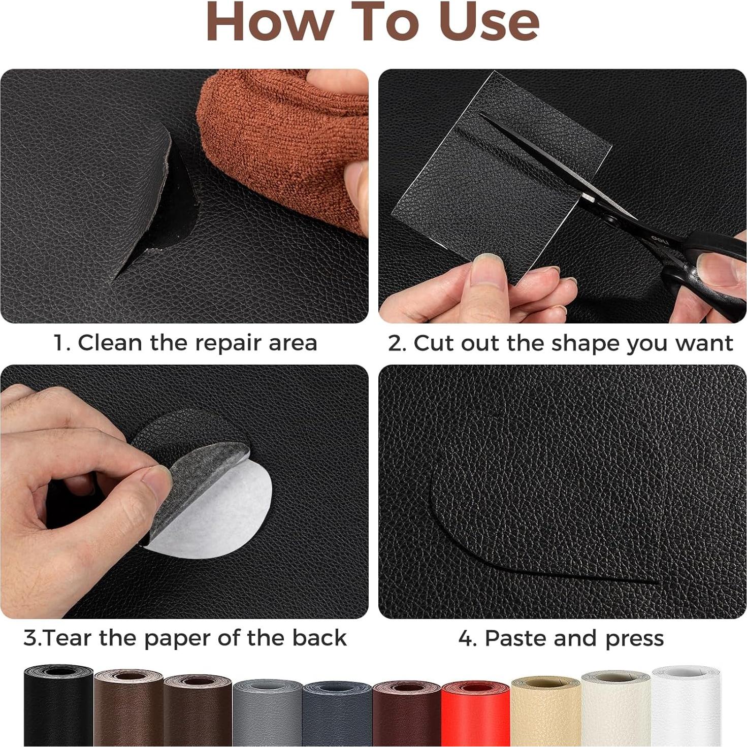 Cinta de Reparación de Cuero NRGready 40.1x299.7cm Gris Claro