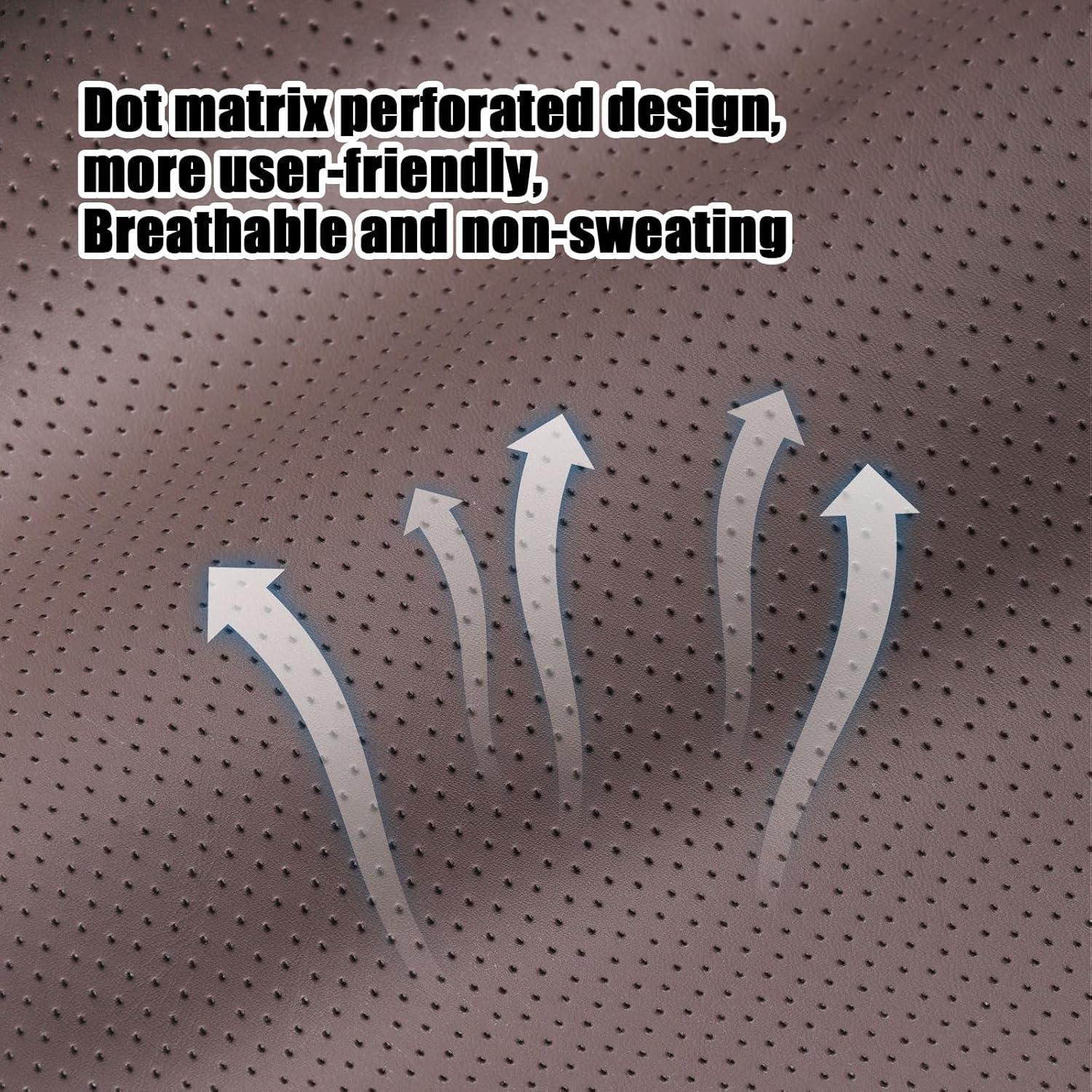 Parche de Reparación de Cuero NQEUEPN 20x30cm Autoadhesivo Marrón