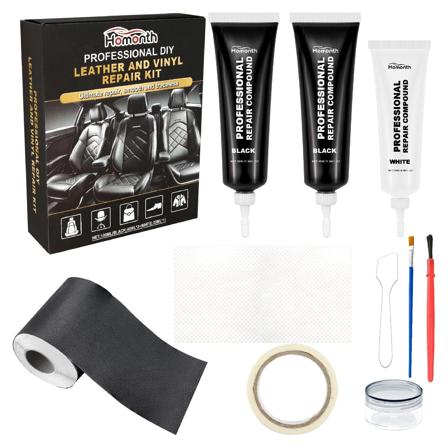 Kit de Reparación de Cuero Zxbaers 7.62x152.4cm Autoadhesivo