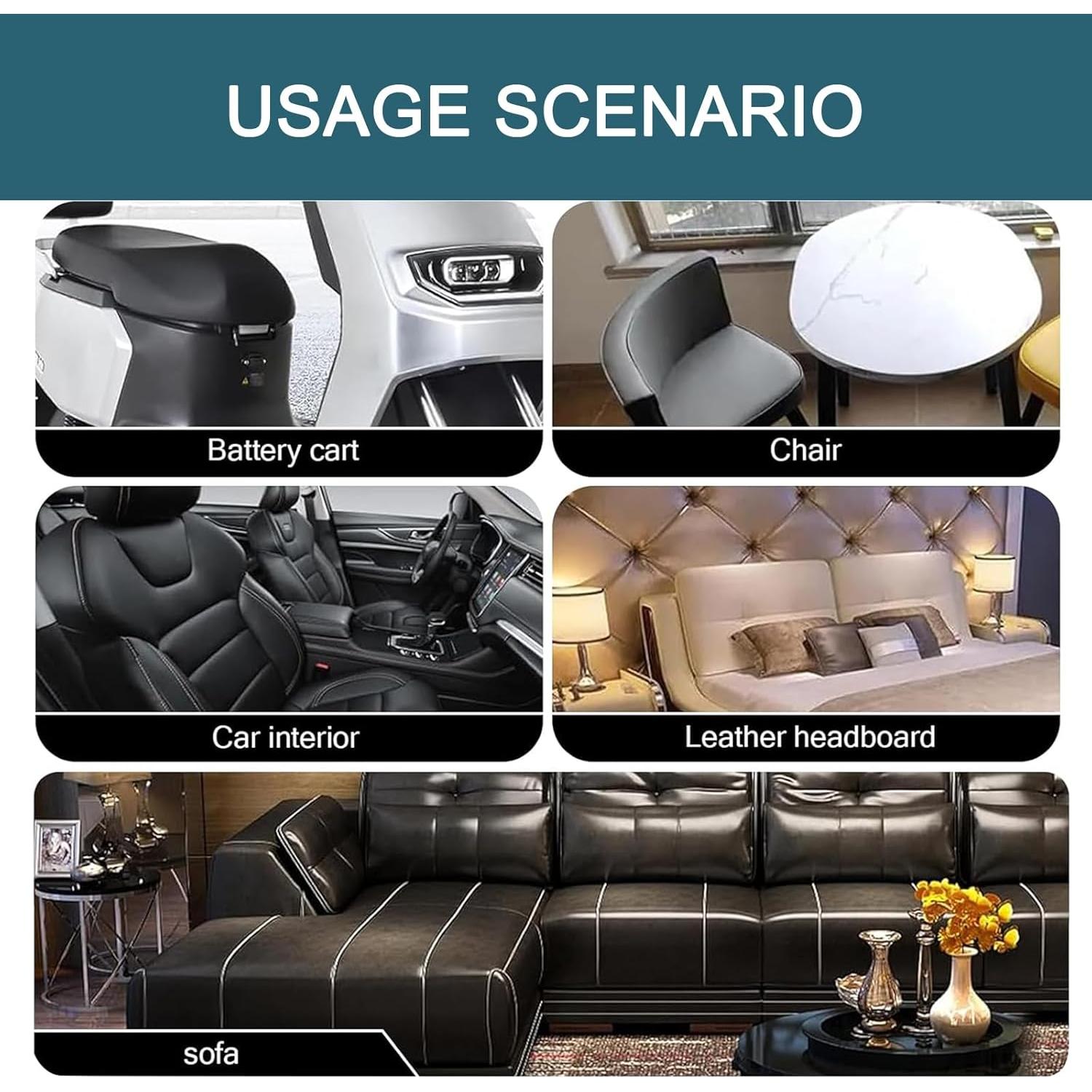 Etiqueta de Reparación de Cuero Civwesi 152x7.6cm Autoadhesiva