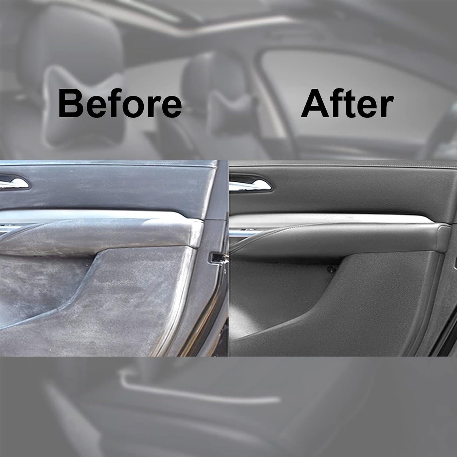 Parche de Reparación de Cuero Autoadhesivo KEVWR 10x160cm Gris