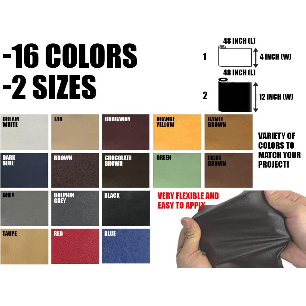 Cinta de Reparación de Cuero JNK NETWORKS 30.48x121.92cm Marrón