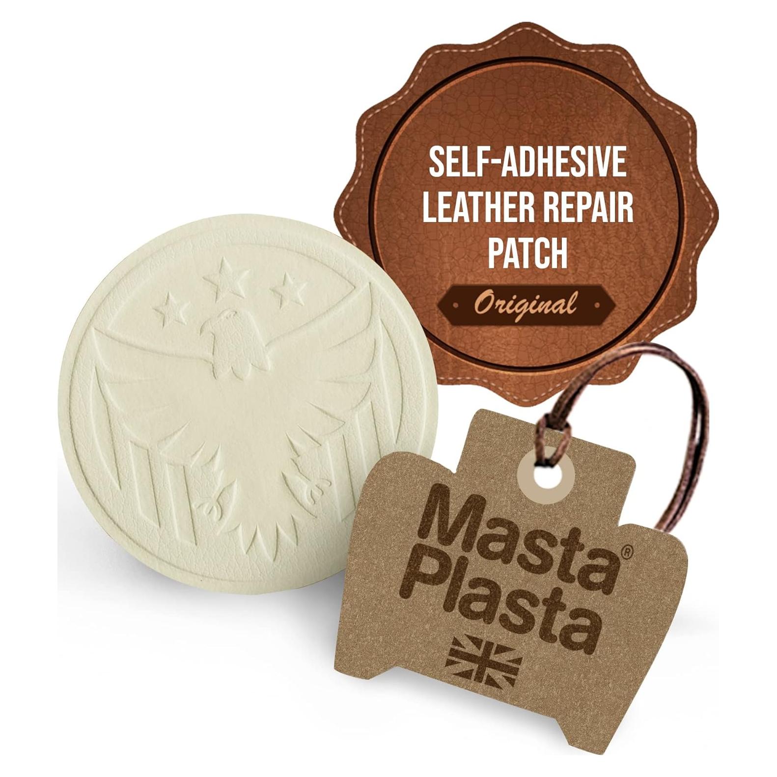 Parche de Reparación Autoadhesivo MastaPlasta 8cm Marfil