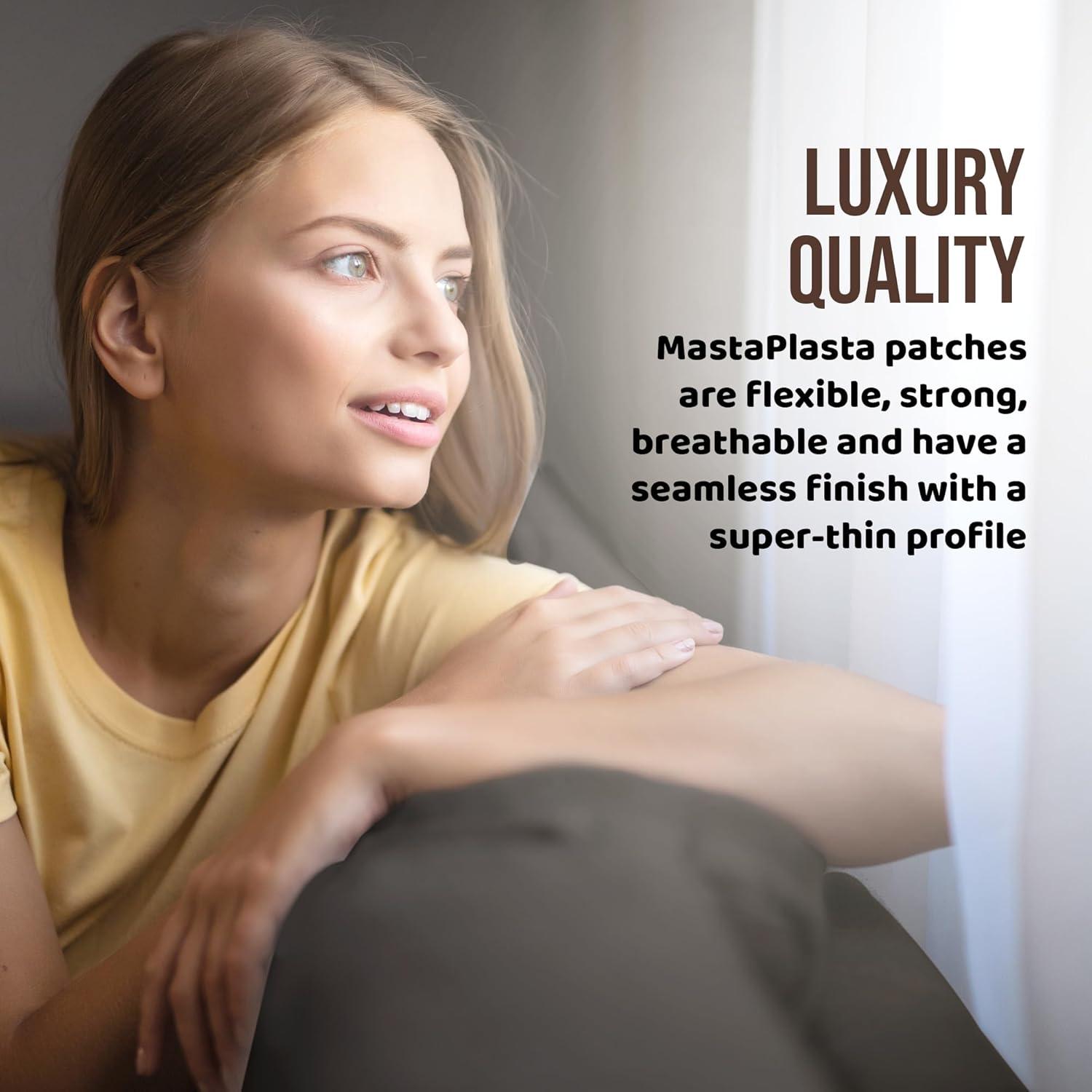 Parche Autoadhesivo MastaPlasta Suede Beige XL 28x20cm