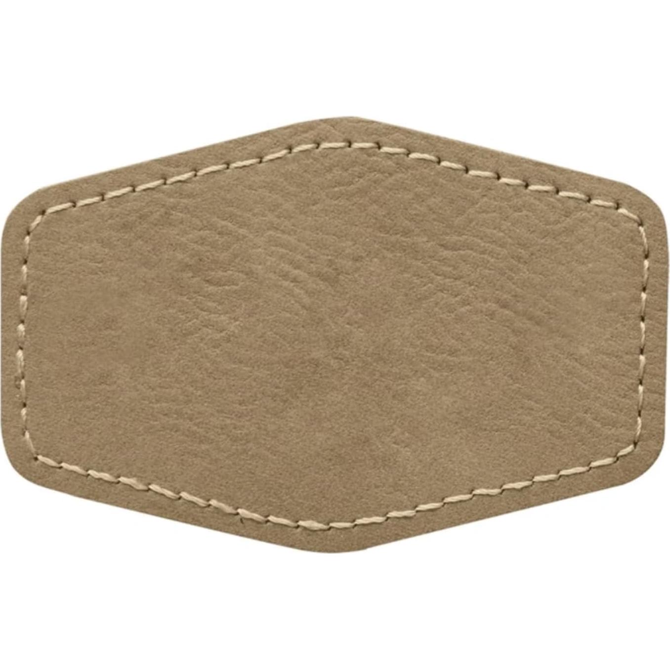 Parche de Cuero Sintético Adhesivo para Sombreros - 10 Piezas