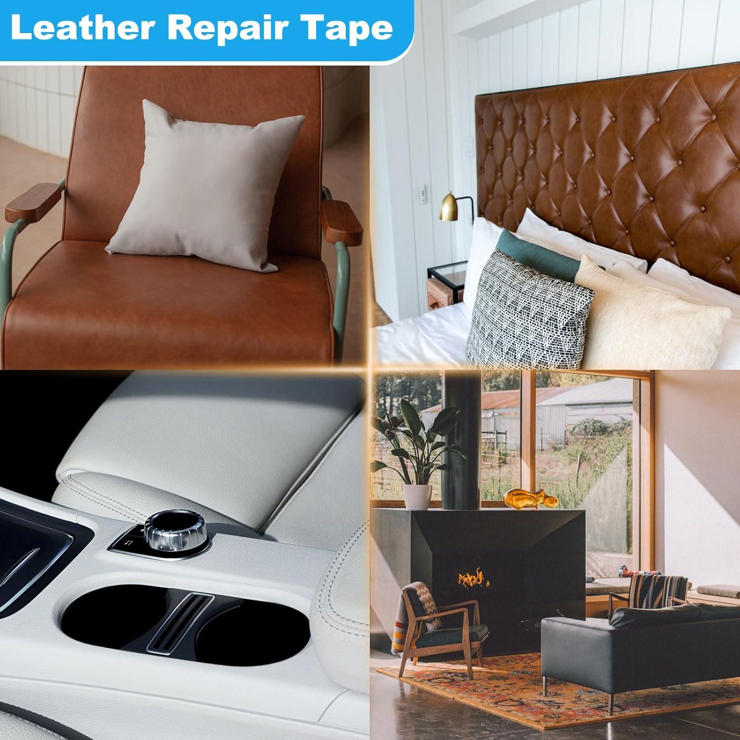 Cinta de Reparación de Cuero PATIKIL 5.6 cm x 9.14 m Marrón