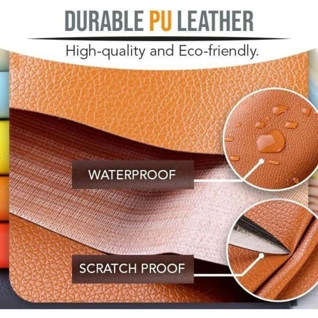 Reparador de Cuero Autoadhesivo Sofarefinish Negro 34.3x119.4 cm