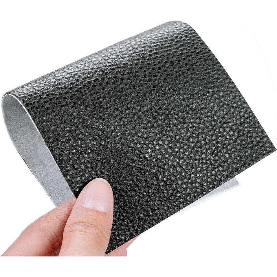 Parche de Reparación de Cuero Autoadhesivo Acxico 6 Piezas 15x25cm