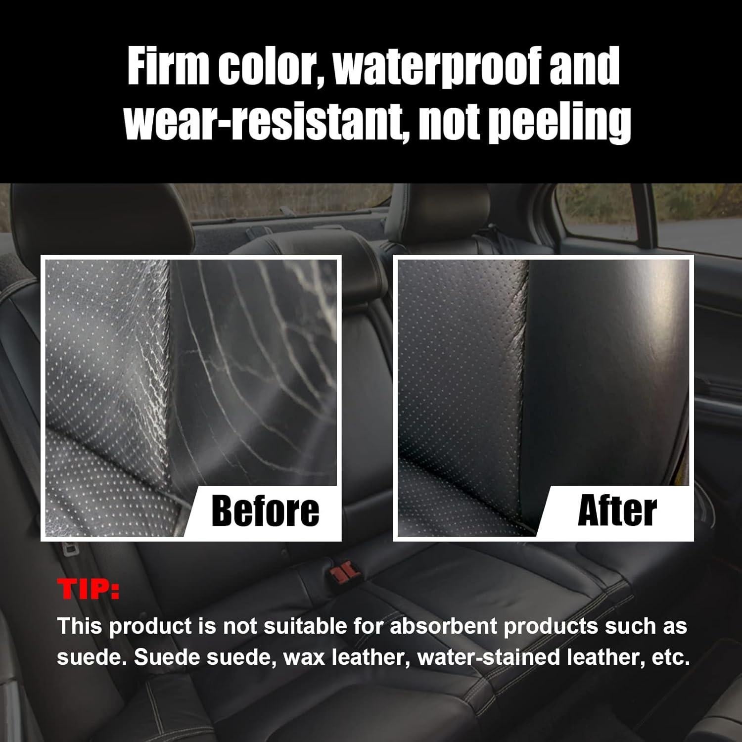 Kit de Reparación de Cuero Coweroay - Color Marrón y Café, 20ml