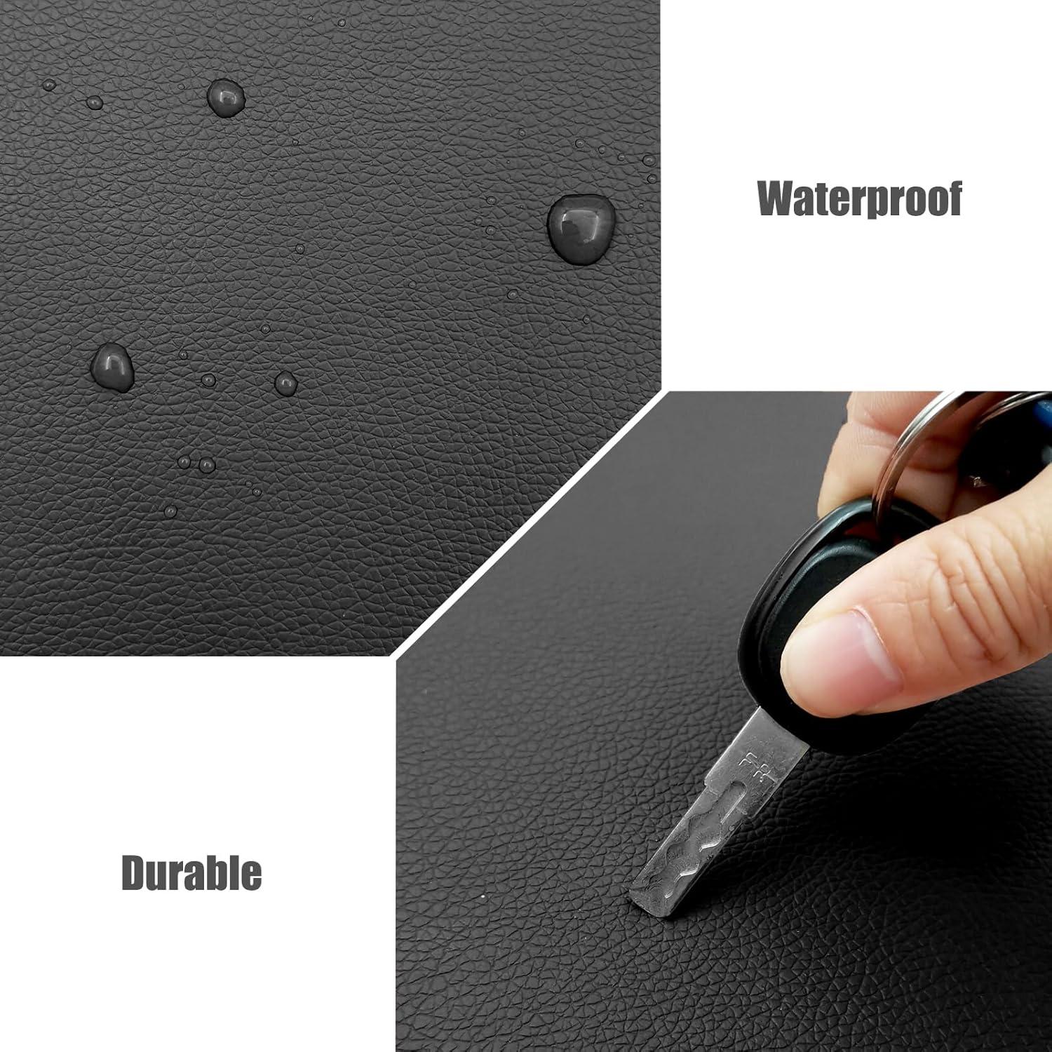 Parche de Reparación de Cuero Autoadhesivo MFBJXC 40x239cm Negro