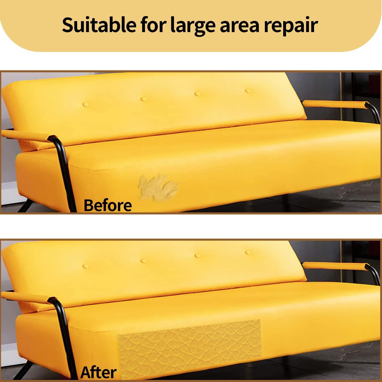 Cinta de Reparación de Cuero Aglzyoply 45x200 cm Amarillo