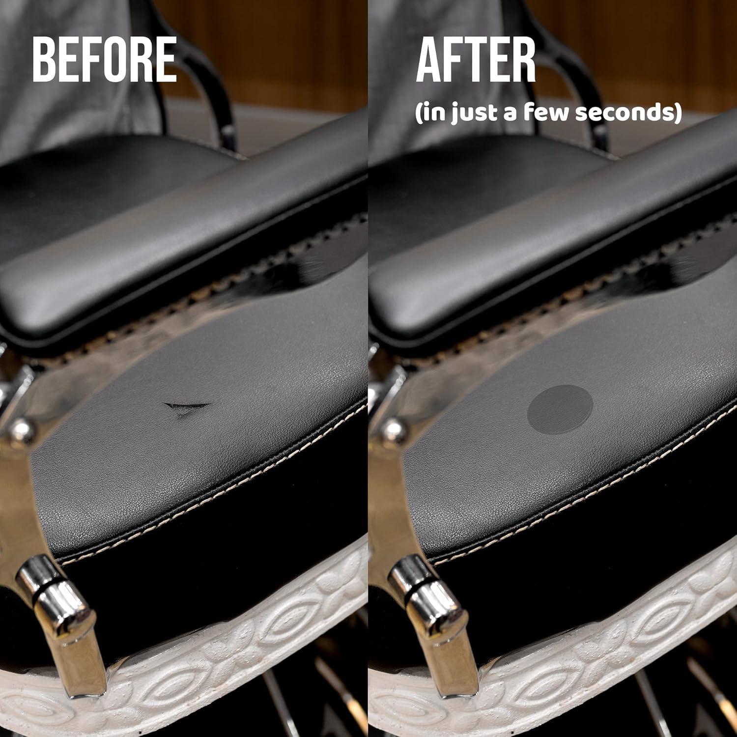 Parche de Reparación de Cuero MastaPlasta 5cm Gris Autoadhesivo