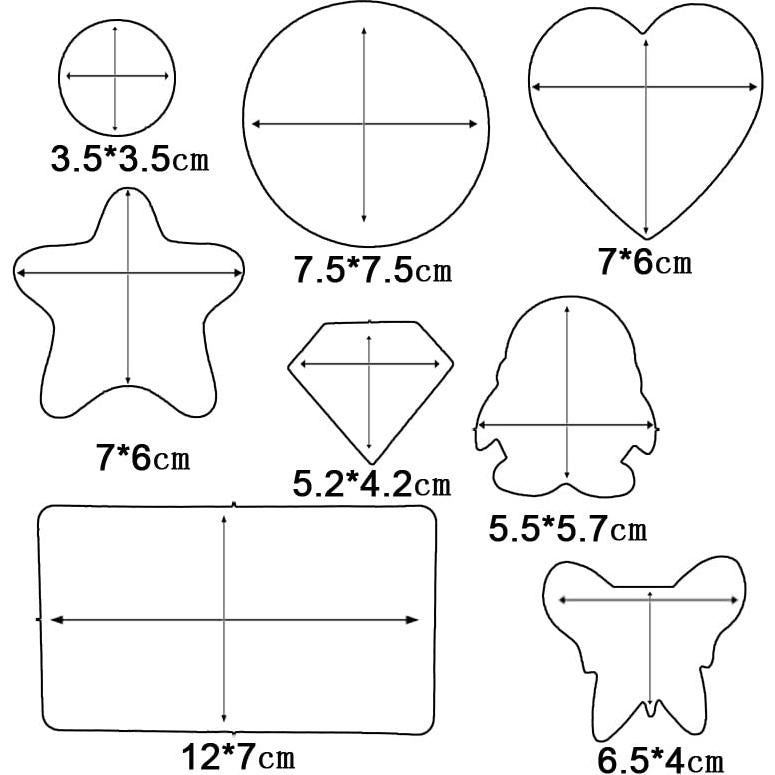 8 Parches de Reparación de Cuero Autoadhesivos Lishang - Gris