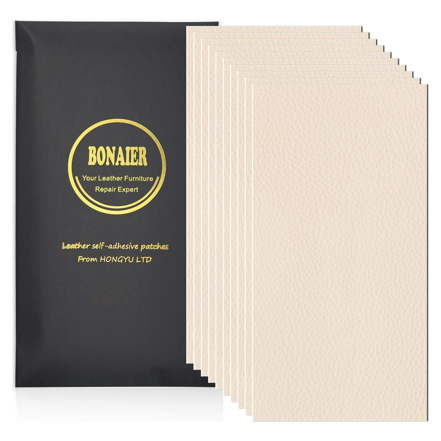Parche de Reparación de Cuero PU HONGYU 10x20 cm Antirrayaduras