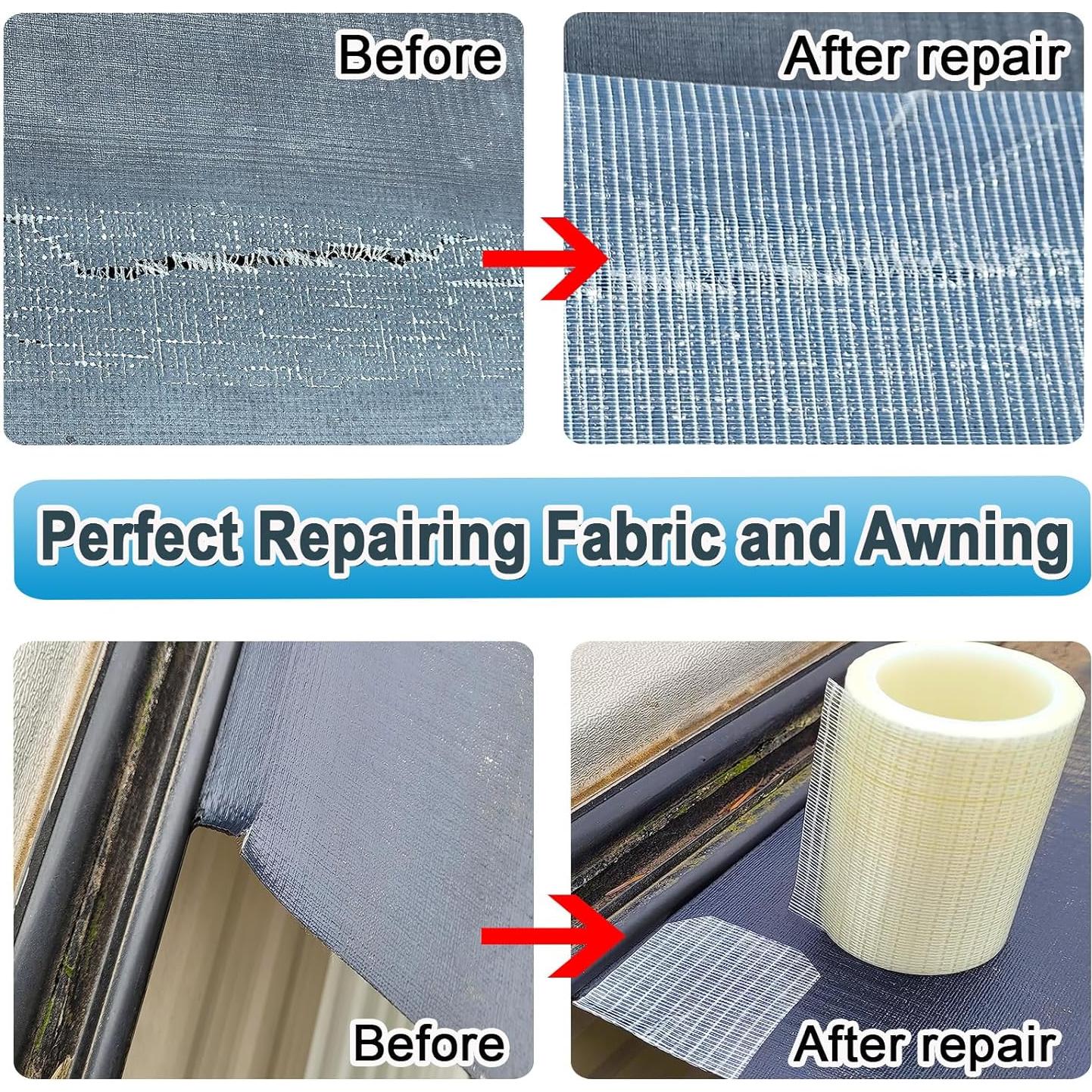 Cinta de Reparación para Toldos RV WENSSKKU 8 cm x 11.89 m