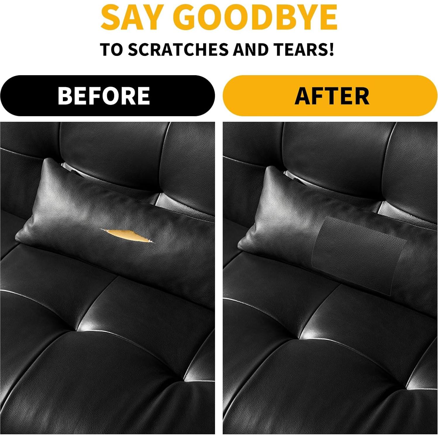 Kit de Reparación de Cuero JuCheng 43x200 cm Marrón Autoadhesivo