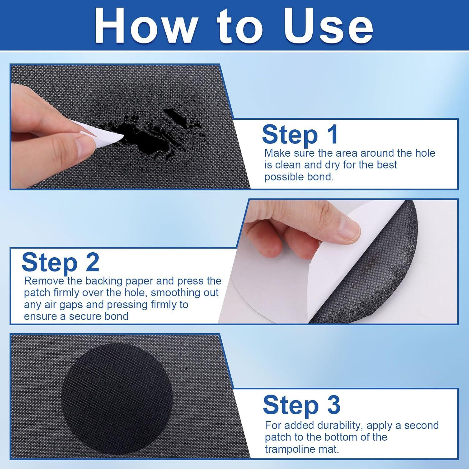 Kit de Reparación de Trampolín Gosknor - 6 Piezas Autoadhesivas