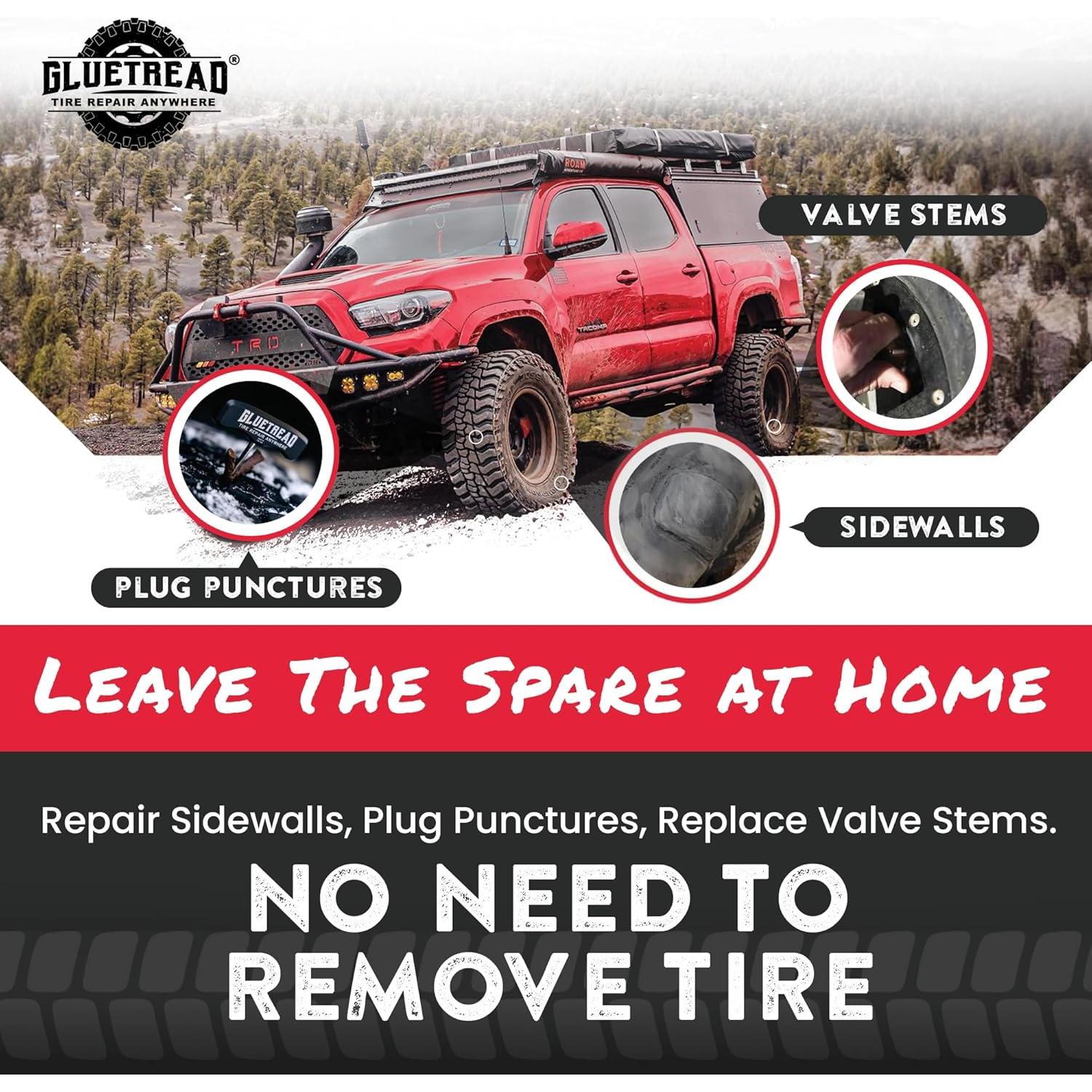 Kit de Reparación de Neumáticos Off-Road GlueTread Expedition