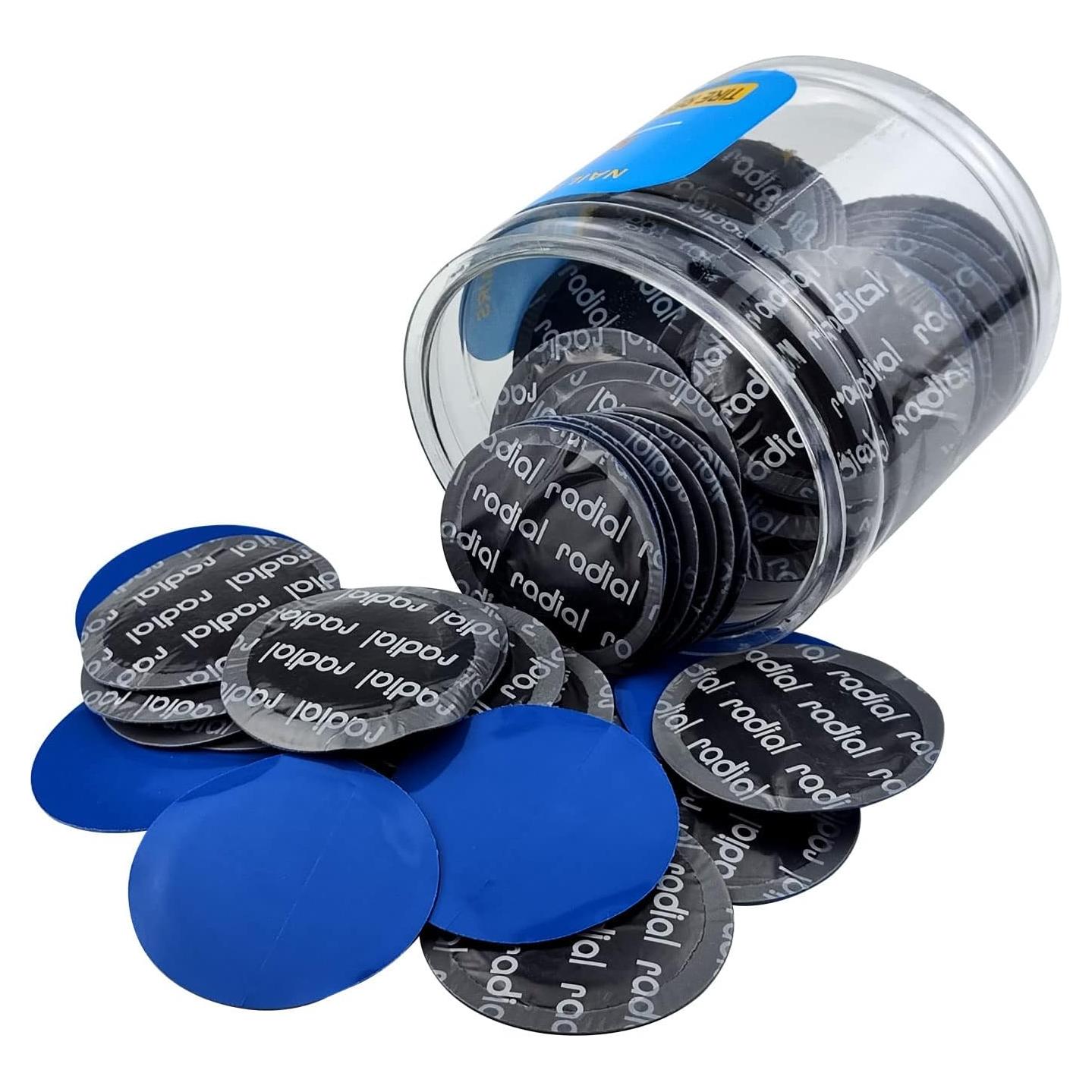 Kit de Parche de Reparación de Neumáticos Flylin 80 Pcs 58mm