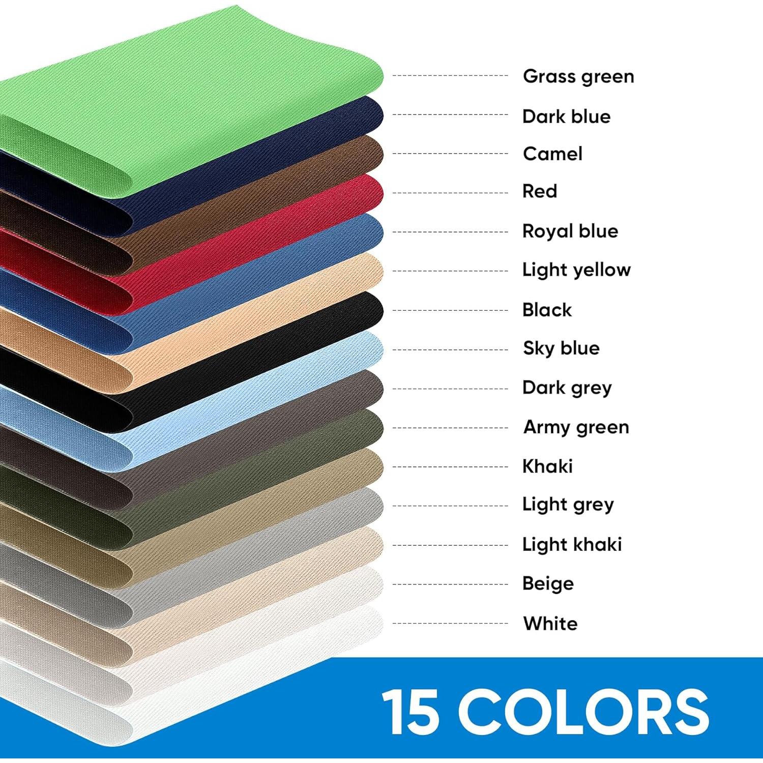 Parche Termoadhesivo LCEAI Beige 6 Piezas 10x22 cm para Ropa