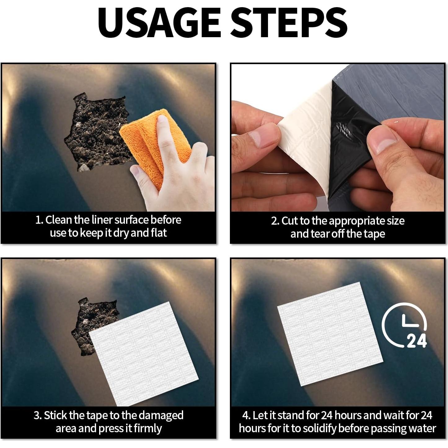 Parche de Reparación de Liner para Estanque Lyreh 20x20 cm