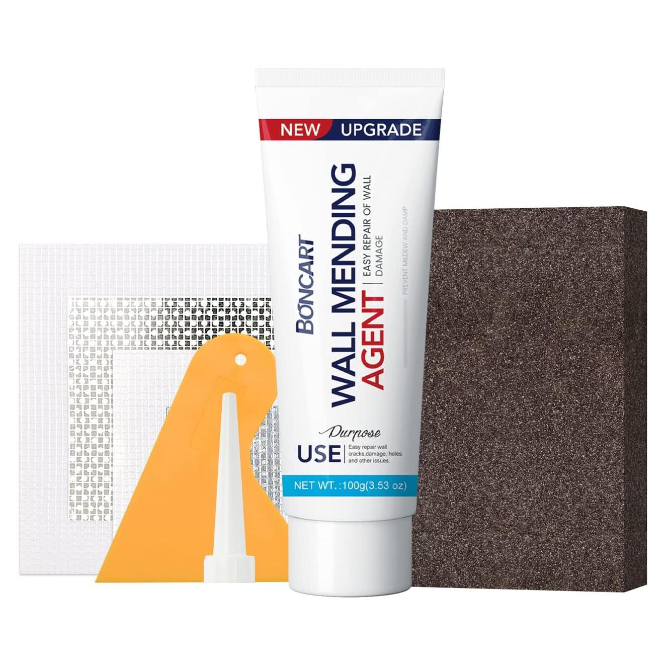 Kit de Reparación de Paredes Boncart - Masilla y Parche 5cm a 10cm