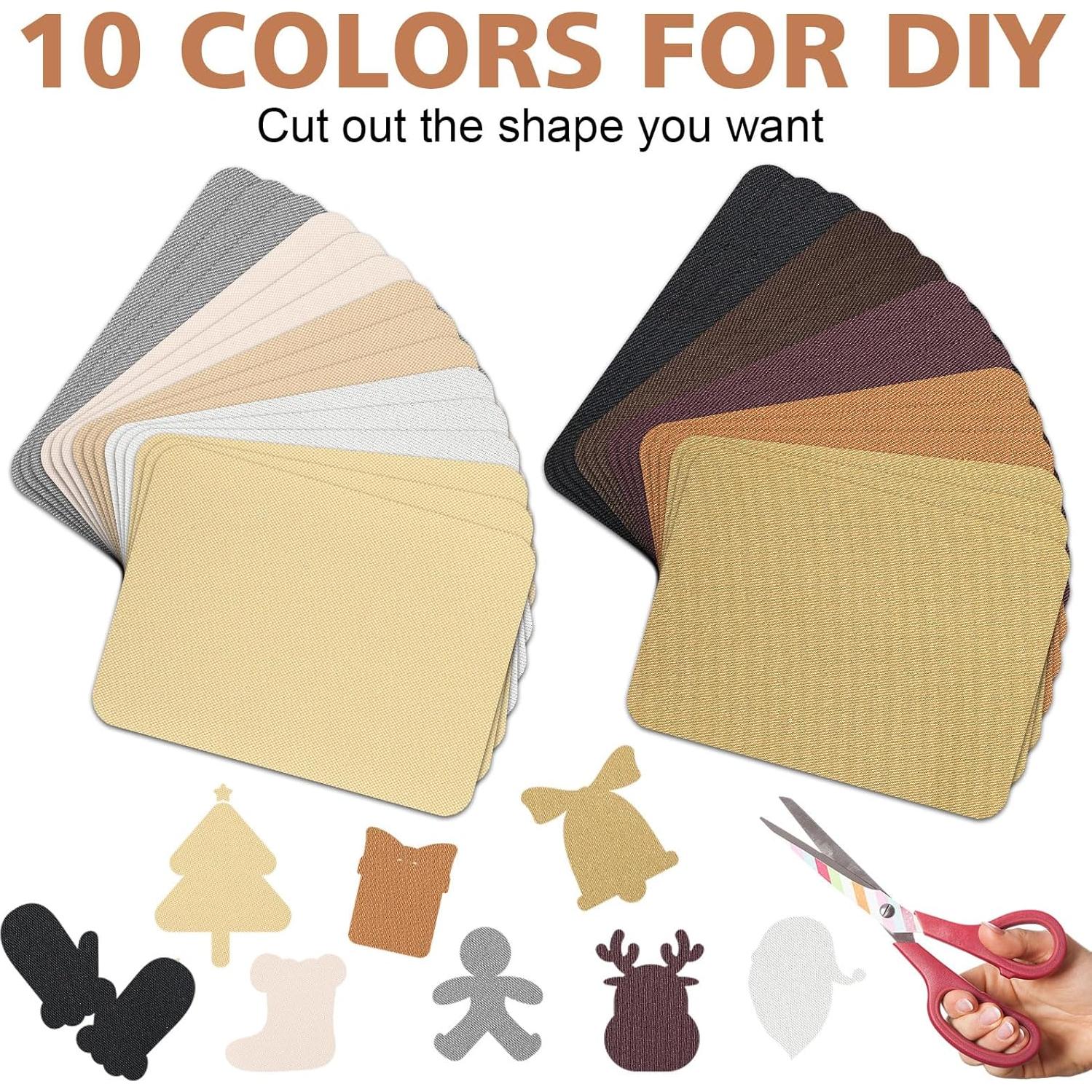 Kit de 30 Parches de Hierro Tatuo para Ropa y Jeans