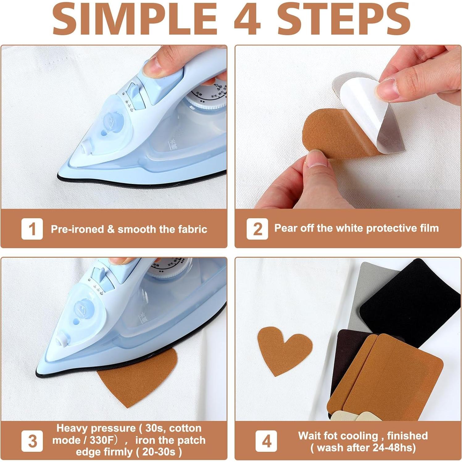 Kit de 30 Parches de Hierro Tatuo para Ropa y Jeans