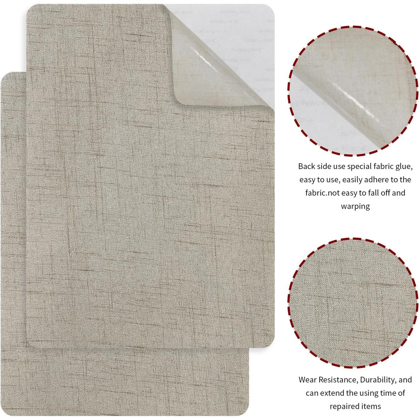Parches de Reparación Autoadhesivos EMORBALS 20x28 cm Beige - 2 Pcs