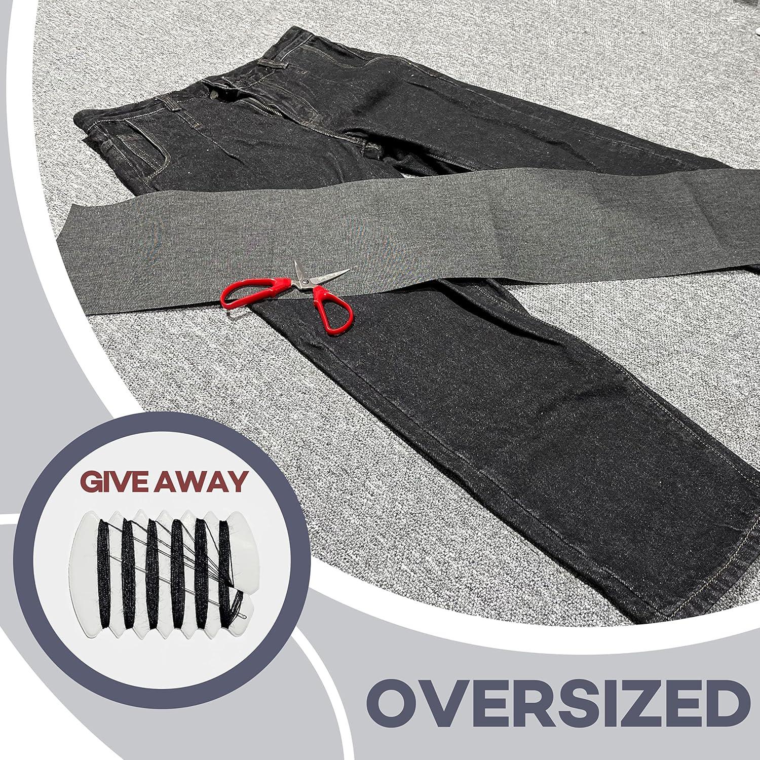 Parche de Denim Azobur 20x102 cm para Reparación y Decoración