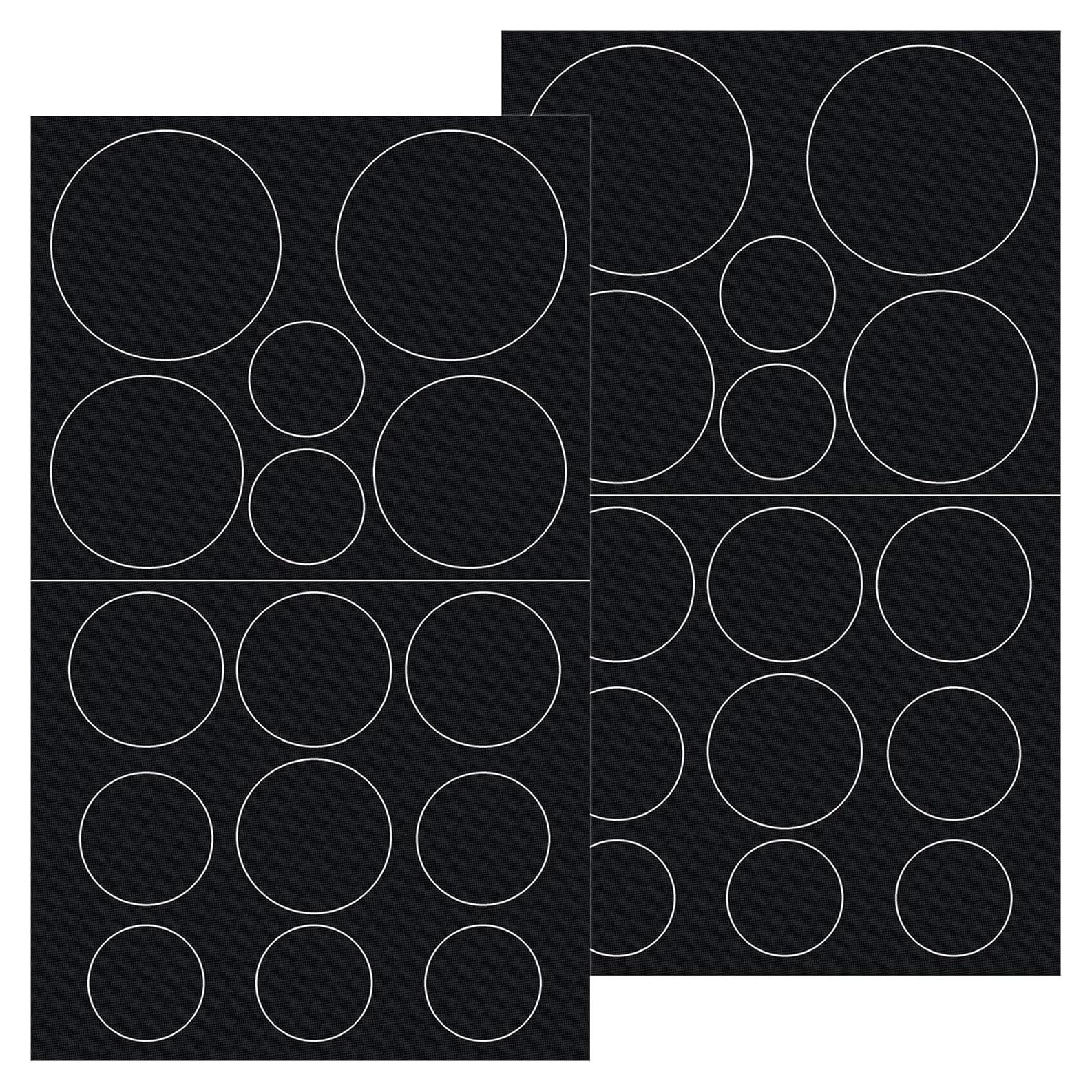 30 Parches de Reparación Autoadhesivos Pndeyo - Nylon Negro